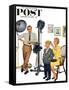 "At the Photographer" Saturday Evening Post Cover, September 26, 1959-Kurt Ard-Framed Stretched Canvas