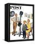 "At the Photographer" Saturday Evening Post Cover, September 26, 1959-Kurt Ard-Framed Stretched Canvas