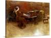 At the Piano, 1894-John Alexander-Stretched Canvas