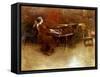 At the Piano, 1894-John Alexander-Framed Stretched Canvas