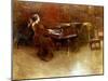 At the Piano, 1894-John Alexander-Mounted Giclee Print