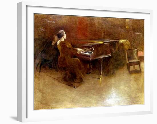 At the Piano, 1894-John Alexander-Framed Giclee Print