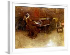 At the Piano, 1894-John Alexander-Framed Giclee Print
