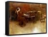 At the Piano, 1894-John Alexander-Framed Stretched Canvas