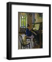 At the Piano, 1914-Sergey Vinogradov-Framed Giclee Print