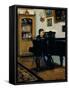 At the Piano-null-Framed Stretched Canvas