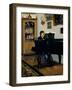 At the Piano-null-Framed Giclee Print