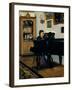 At the Piano-null-Framed Giclee Print