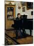 At the Piano-null-Mounted Giclee Print