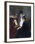 At the Piano-Luis Franco y Salinas-Framed Giclee Print