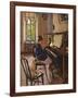 At the Piano-Sergei Arsenyevich Vinogradov-Framed Giclee Print