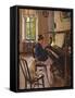 At the Piano-Sergei Arsenyevich Vinogradov-Framed Stretched Canvas