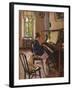 At the Piano-Sergei Arsenyevich Vinogradov-Framed Giclee Print