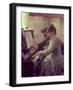 At the Piano-Albert Edelfelt-Framed Giclee Print