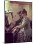 At the Piano-Albert Edelfelt-Mounted Giclee Print