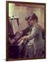 At the Piano-Albert Edelfelt-Framed Giclee Print