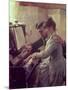 At the Piano-Albert Edelfelt-Mounted Giclee Print