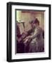 At the Piano-Albert Edelfelt-Framed Giclee Print