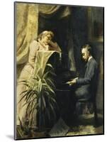 At the Piano-Emma Sparre-Mounted Giclee Print