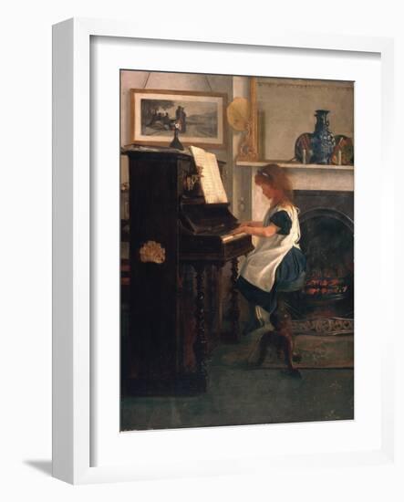 At the Piano-Henry Stacey Marks-Framed Giclee Print