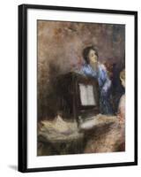 At the Piano-Daniele Ranzoni-Framed Giclee Print