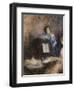 At the Piano-Daniele Ranzoni-Framed Giclee Print