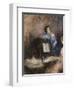 At the Piano-Daniele Ranzoni-Framed Giclee Print