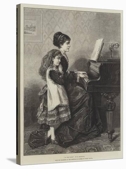 At the Piano-George Goodwin Kilburne-Stretched Canvas