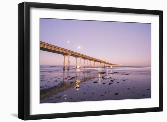 At The Pier-Joseph S Giacalone-Framed Giclee Print