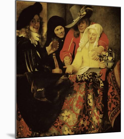 At the Procuress-Johannes Vermeer-Mounted Giclee Print