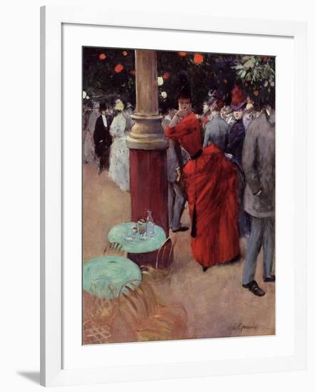 At the Public Garden, c.1884-Jean Louis Forain-Framed Giclee Print