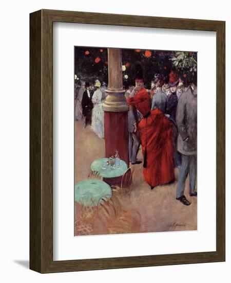 At the Public Garden, c.1884-Jean Louis Forain-Framed Giclee Print