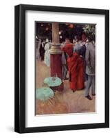 At the Public Garden, c.1884-Jean Louis Forain-Framed Giclee Print