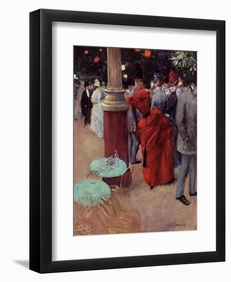 At the Public Garden, c.1884-Jean Louis Forain-Framed Giclee Print