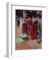 At the Public Garden, c.1884-Jean Louis Forain-Framed Giclee Print