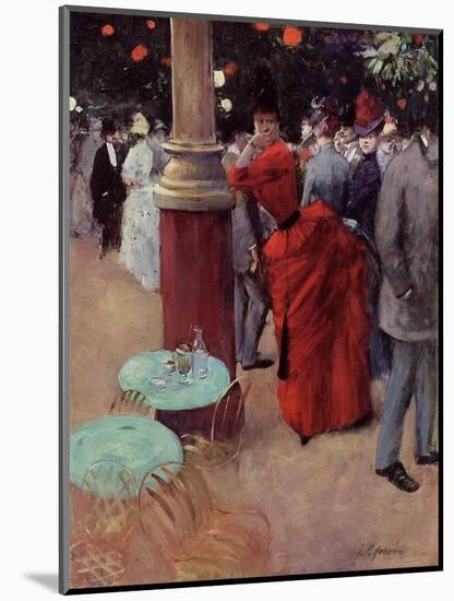 At the Public Garden, c.1884-Jean Louis Forain-Mounted Giclee Print