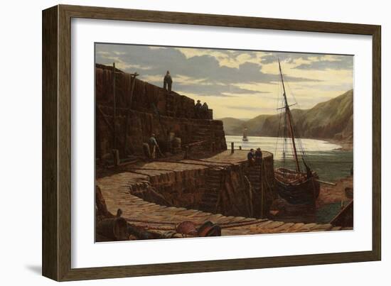 At the Quayside-Thomas Barrett-Framed Giclee Print