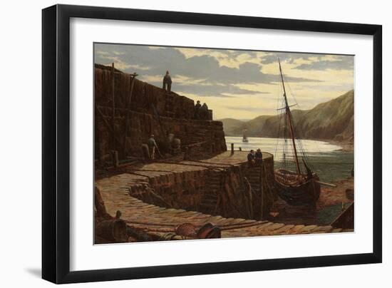 At the Quayside-Thomas Barrett-Framed Giclee Print