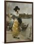 At the Quayside-Emile-auguste Pinchart-Framed Giclee Print