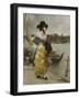 At the Quayside-Emile-auguste Pinchart-Framed Giclee Print