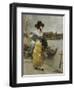 At the Quayside-Emile-auguste Pinchart-Framed Giclee Print