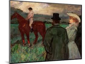 At the Race, 1899-Henri de Toulouse-Lautrec-Mounted Giclee Print