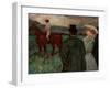 At the Race Tracks, 1899-Henri de Toulouse-Lautrec-Framed Giclee Print