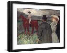 At the Racecourse, 1899-Henri de Toulouse-Lautrec-Framed Giclee Print