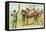 At the Racecourse: at the Start-null-Framed Stretched Canvas