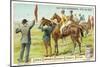 At the Racecourse: at the Start-null-Mounted Giclee Print