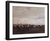 At the Racecourse, before the Race, 1872/73-Edgar Degas-Framed Giclee Print