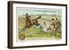 At the Racecourse: Fallen-null-Framed Giclee Print