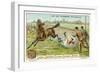 At the Racecourse: Fallen-null-Framed Giclee Print