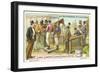 At the Racecourse: on the Scales-null-Framed Premium Giclee Print